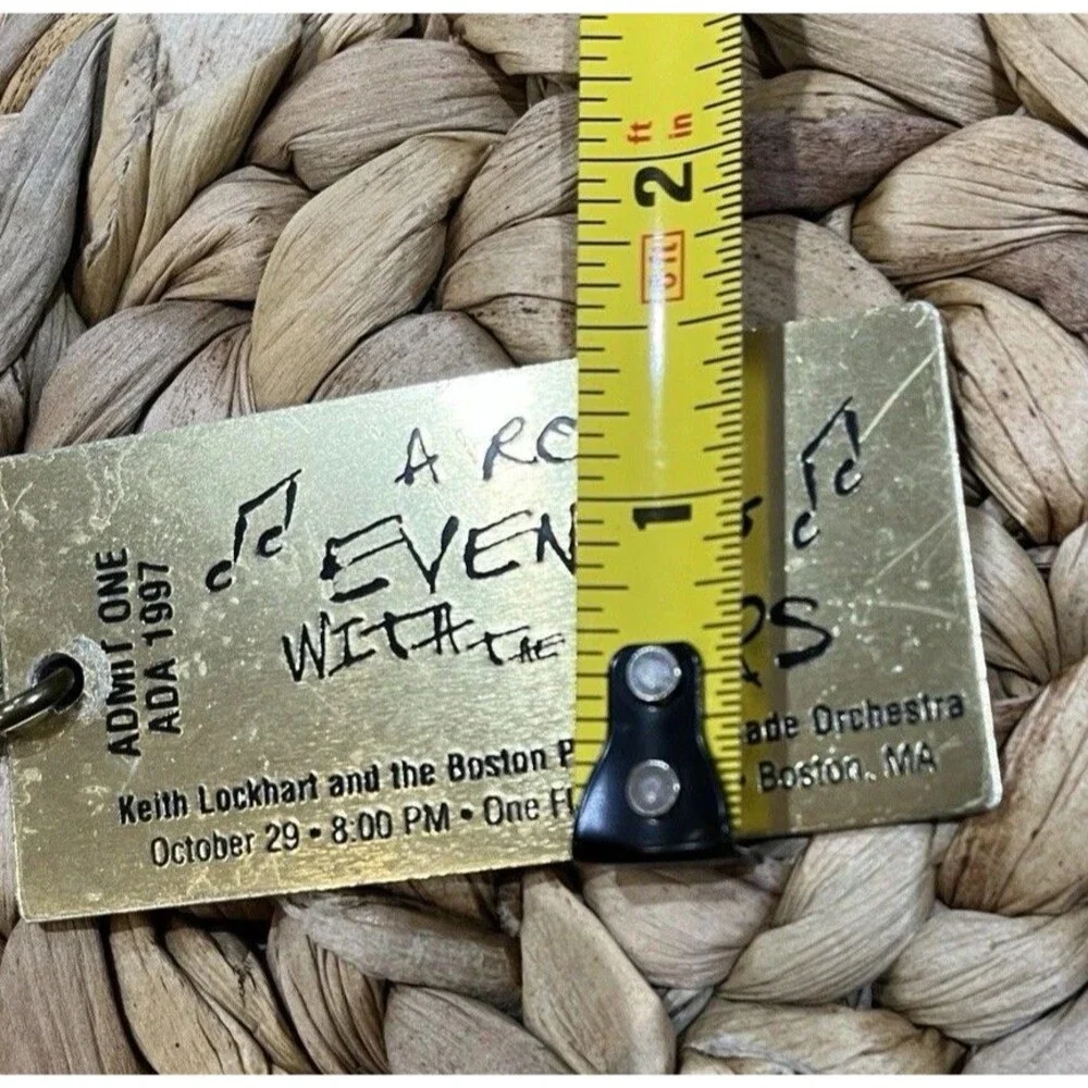 “ A Ross Evening With the Pops “ Diana Ross October 29 1997 Boston Keychain